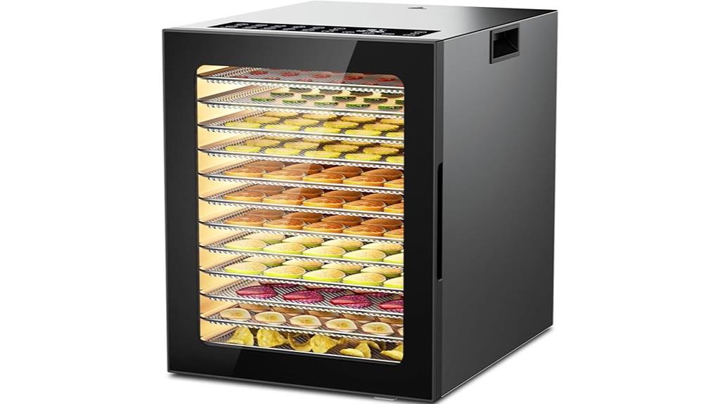 stainless steel 12 tray dehydrator