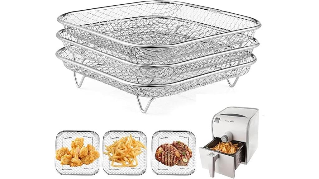 stainless steel air fryer racks