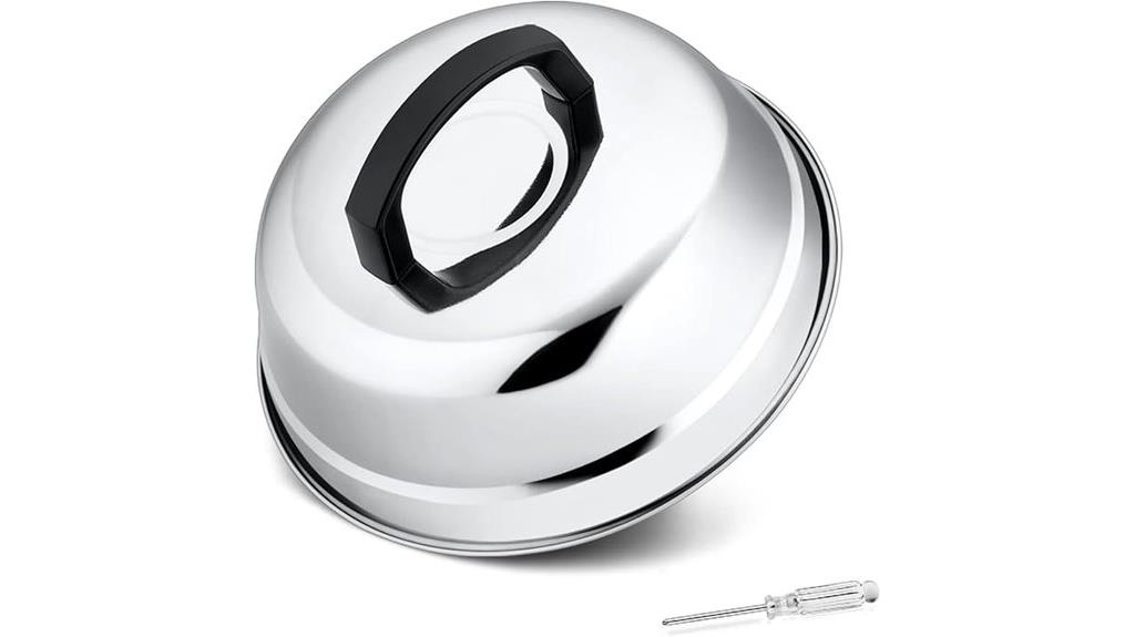 stainless steel cheese dome