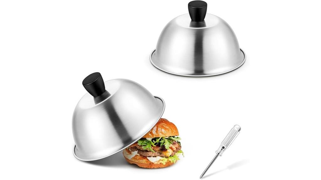 stainless steel cheese dome