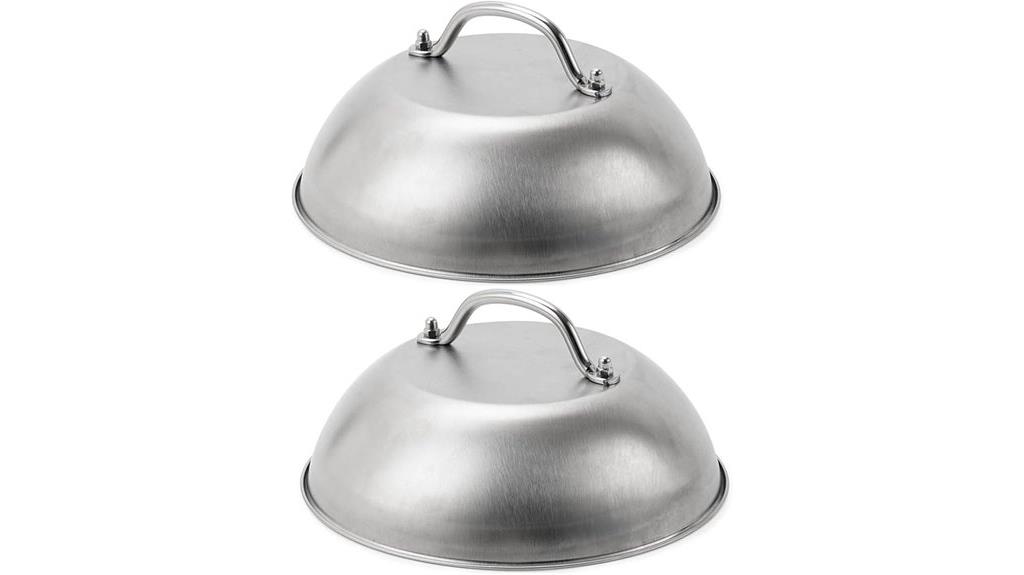 stainless steel dome lids