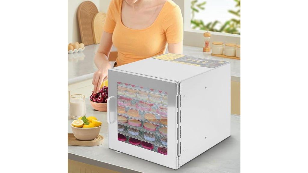 stainless steel food dehydrator
