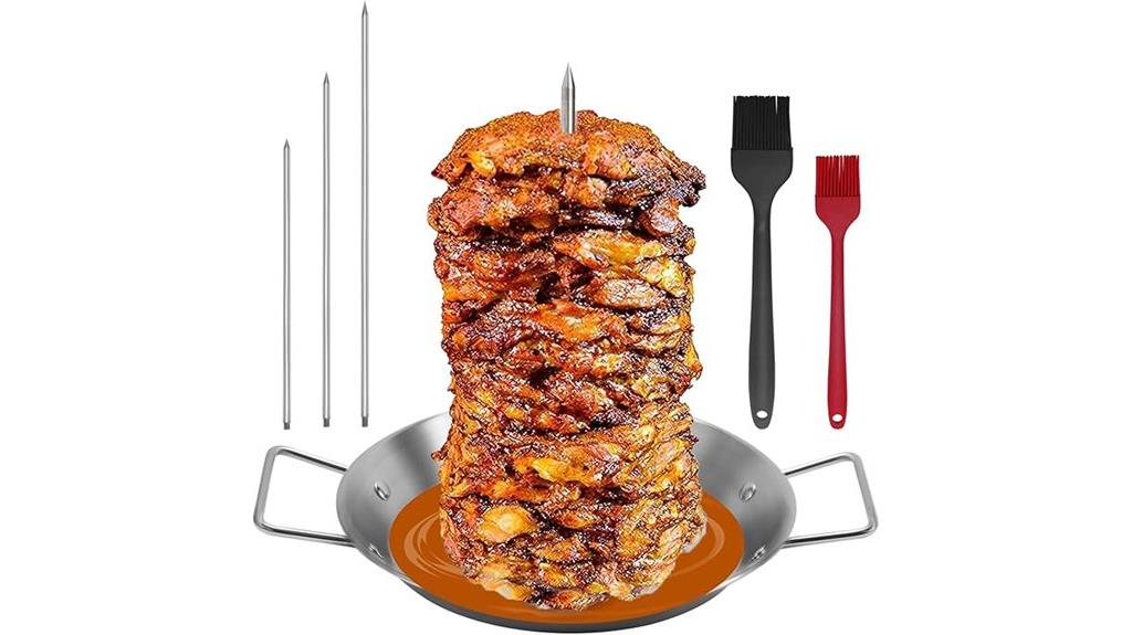 stainless steel spit stand