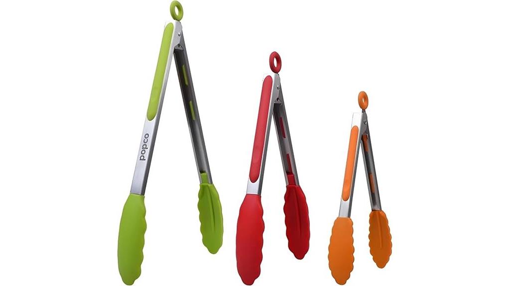 three piece tongs set