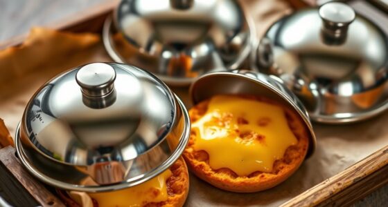 top air fryer cheese melting domes