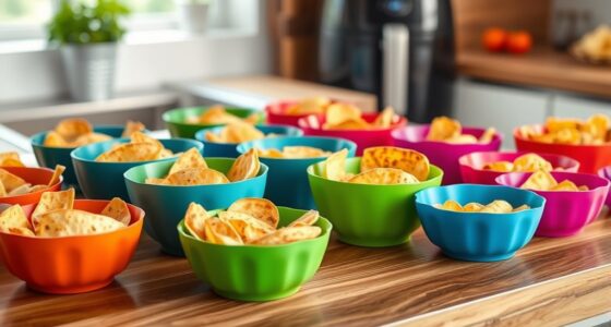 top air fryer tortilla molds