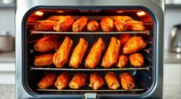 top air fryer wing racks