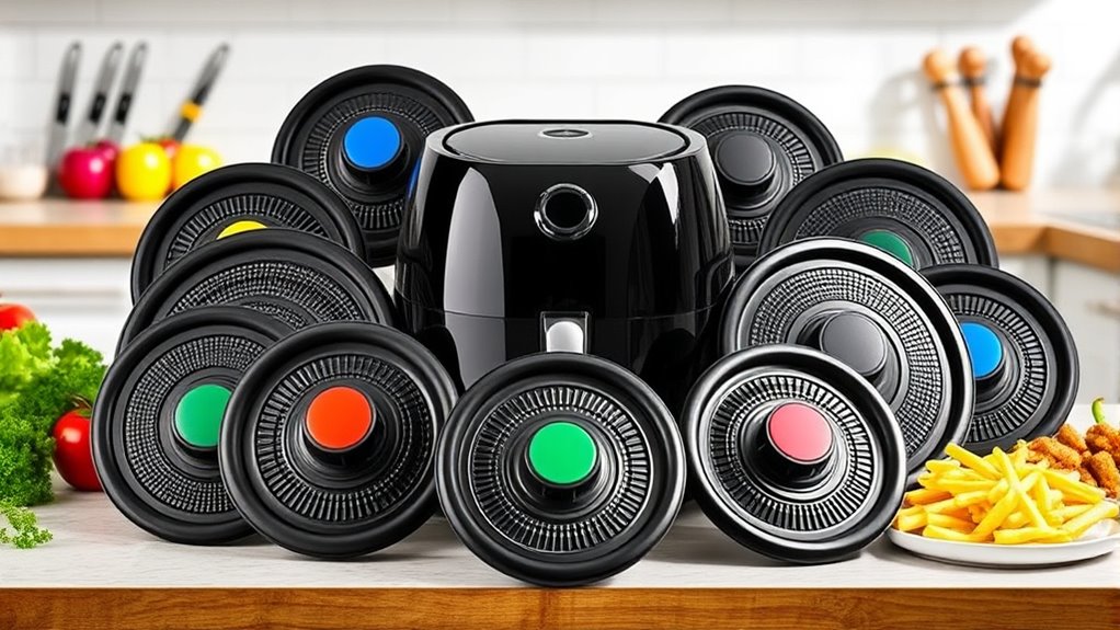 top crispy air fry lids