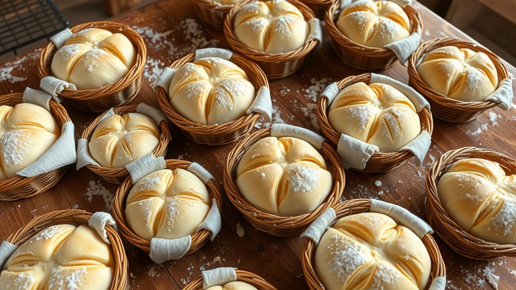 top mini bread proofing baskets