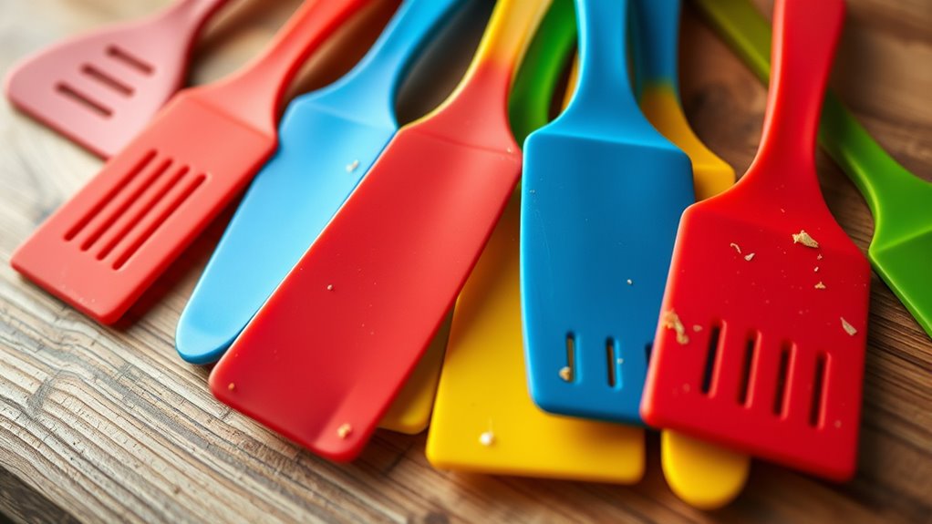 top silicone scrapers for baked residue