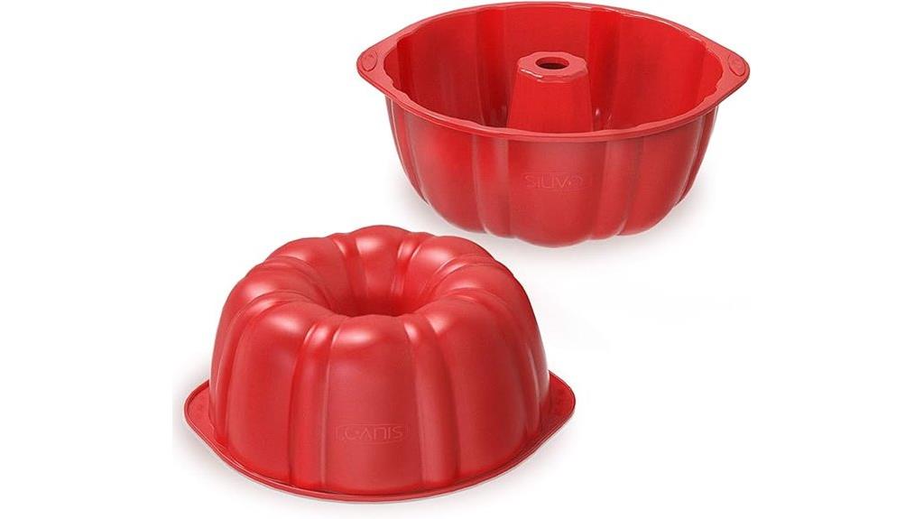 two pack 8 inch silicone pans