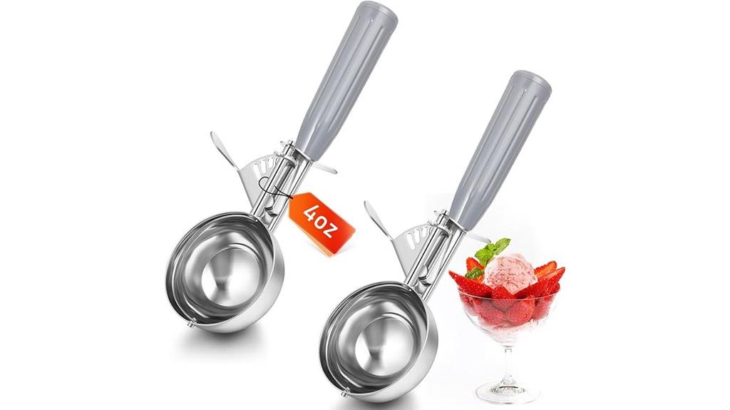 two piece cookie scoop set