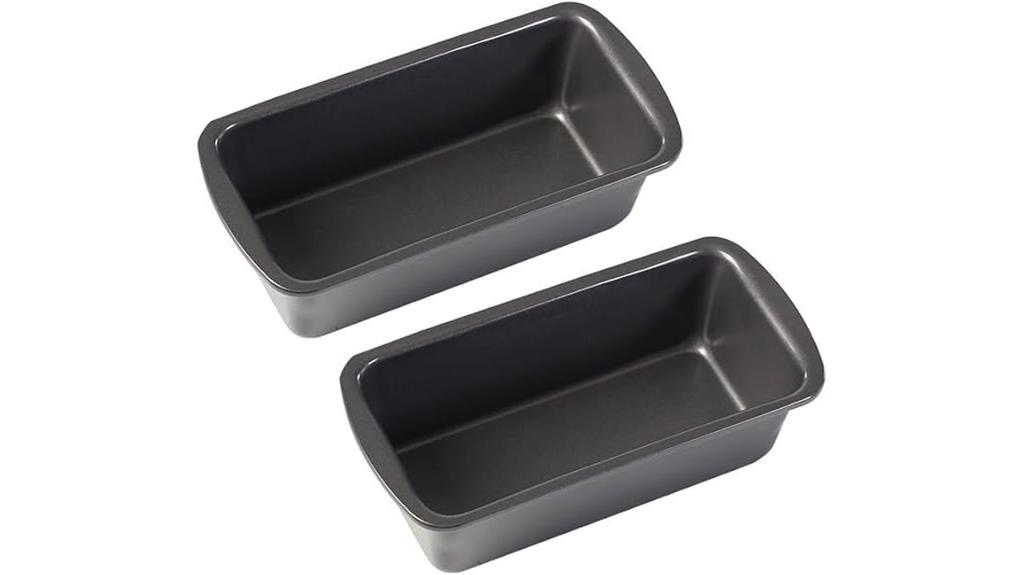 two small bread loaf pans
