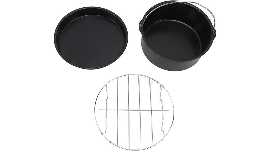 universal stainless steel cake pan