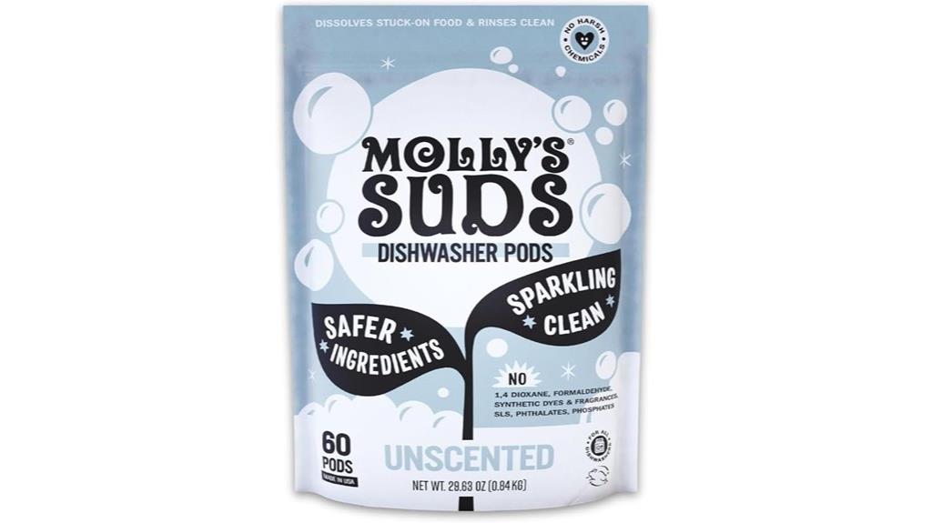 unscented dishwasher pods pack