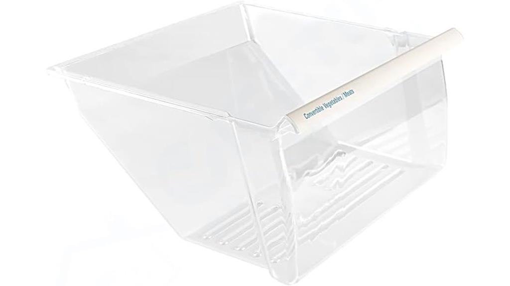 whirlpool crisper bin upgrade