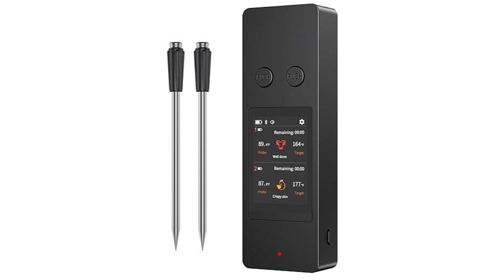 wireless bluetooth touchscreen thermometer