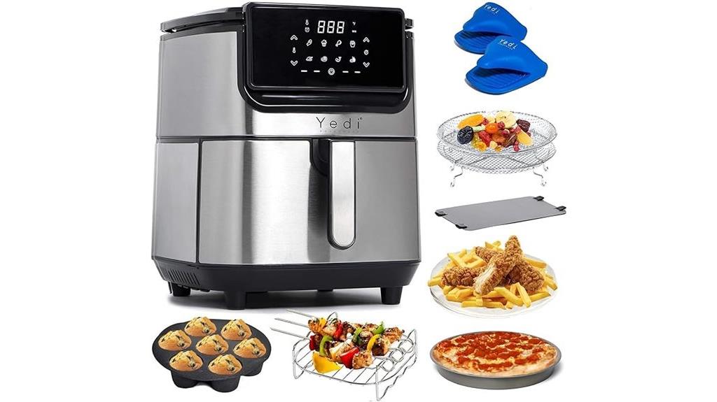 yedi air fryer capacity