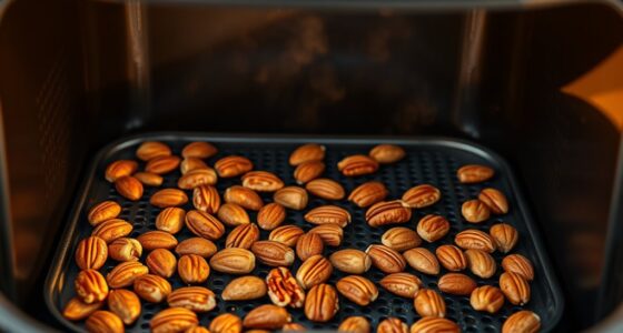 air fry nuts evenly