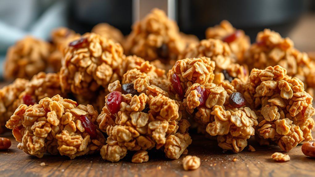 air fryer granola clusters