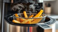 air fryer smoke causes