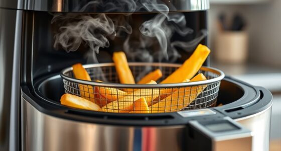 air fryer smoke causes