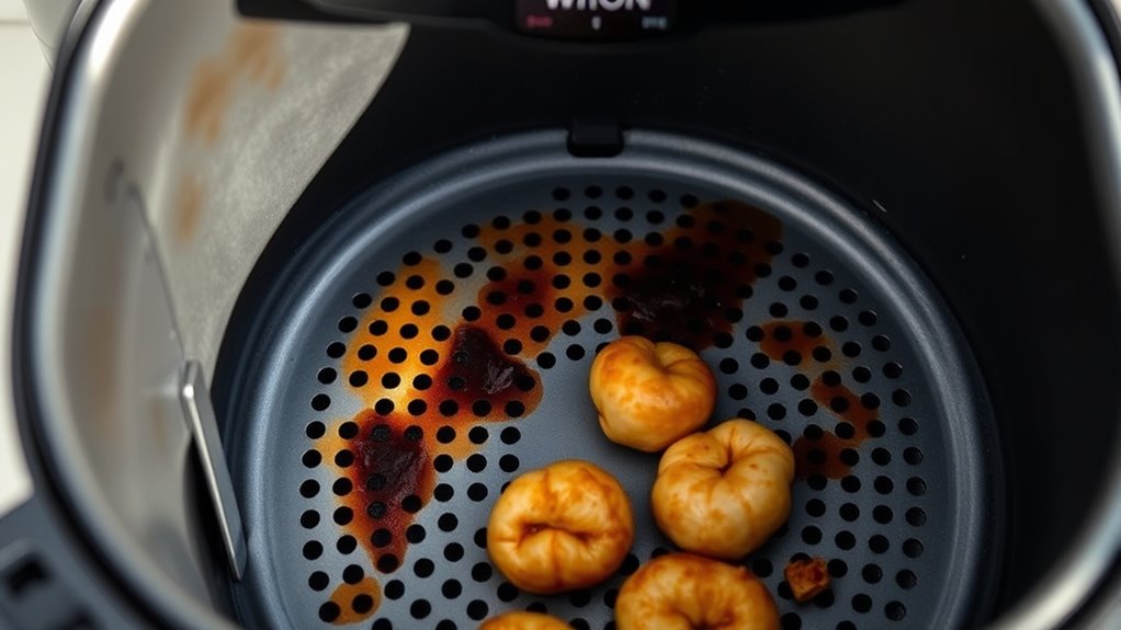 air fryer uneven heating