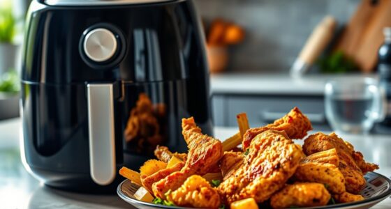 air frying fat and calories