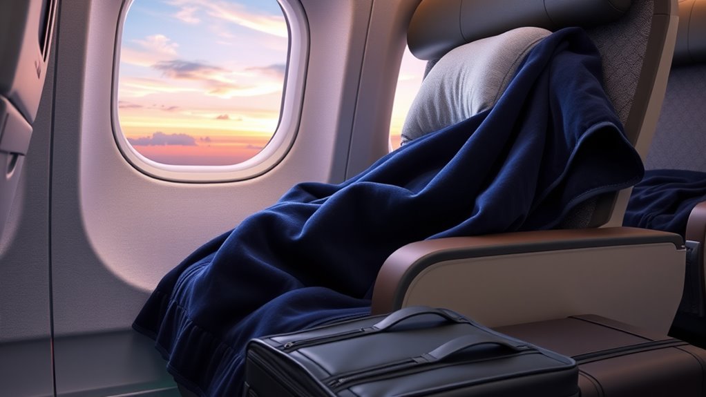 comfortable practical travel blanket