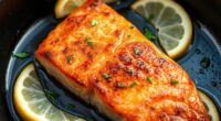 cook salmon until skin is crisp