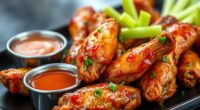 cook wings with crispy coating