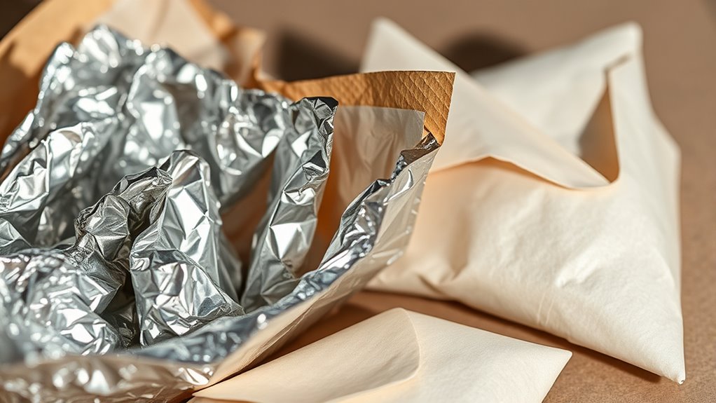 cooking with foil and parchment