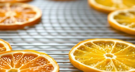 dry citrus slices thoroughly