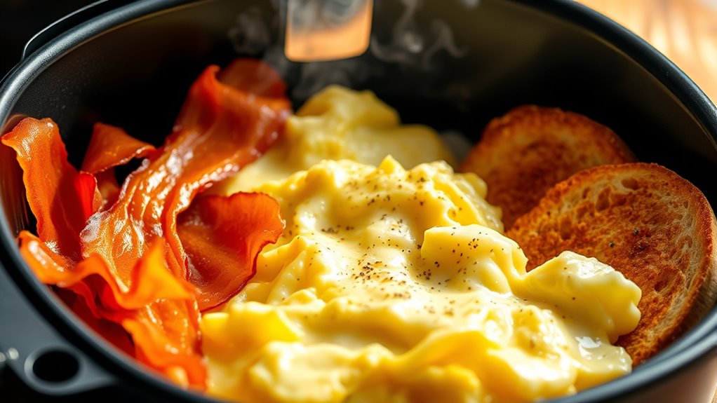 eggs bacon toast tips