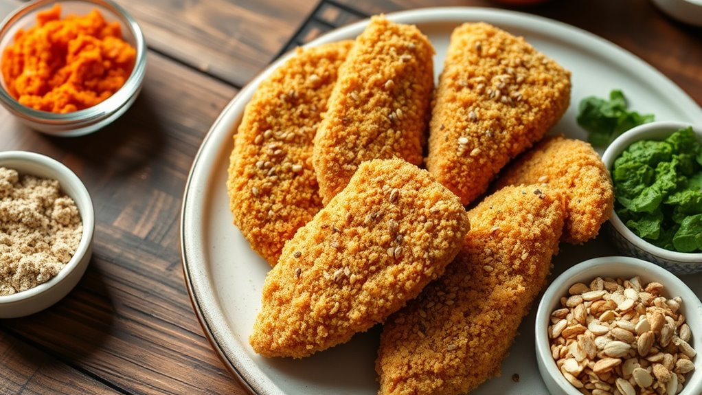 healthy flavorful breading options