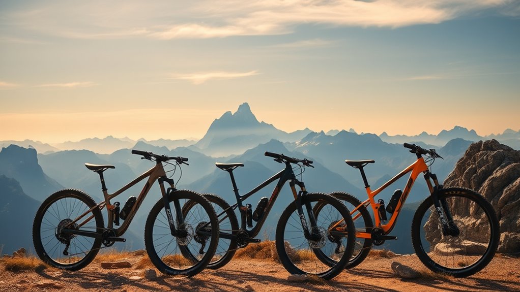 high end mountain bike features