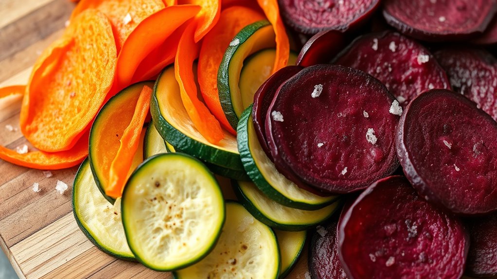 homemade crispy vegetable snacks