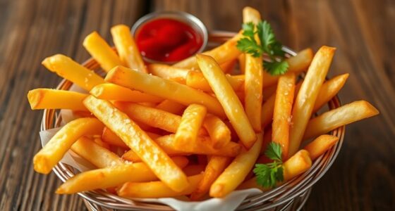 keep fries crispy longer