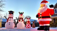 large holiday inflatable decorations