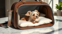 luxurious travel dog carriers