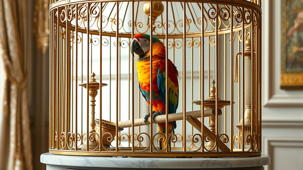 luxury bird cage options