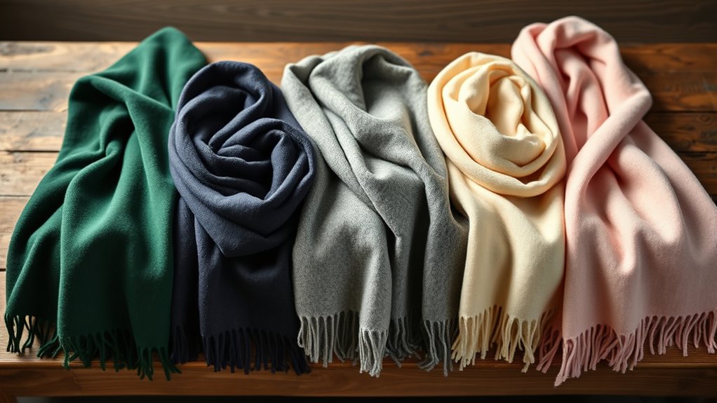 luxury cashmere winter accessories