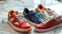 luxury collector sneaker selection
