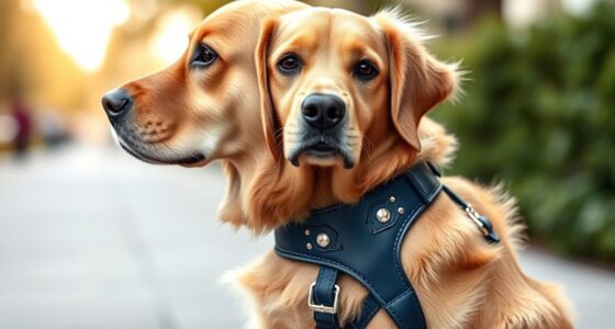 luxury dog harness selection