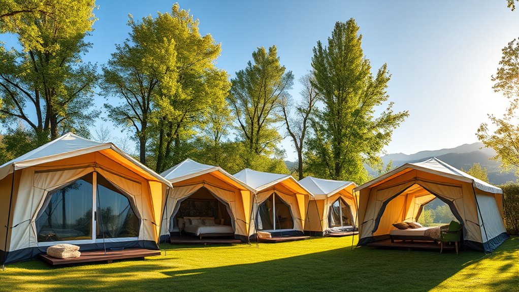 luxury durable camping tents