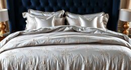 luxury king bed bedding
