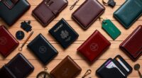 luxury leather passport sets