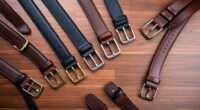 luxury men s leather belts