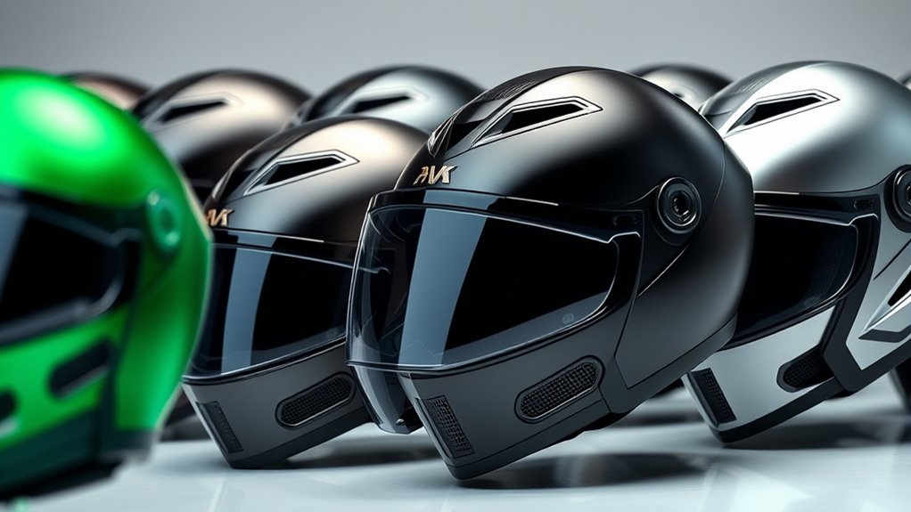 luxury motorcycle helmet trends