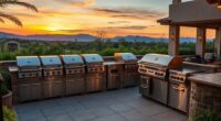 luxury outdoor grill selection